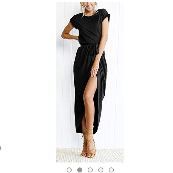 Dresses & Skirts - Yidarton Casual short sleeve long maxi dress